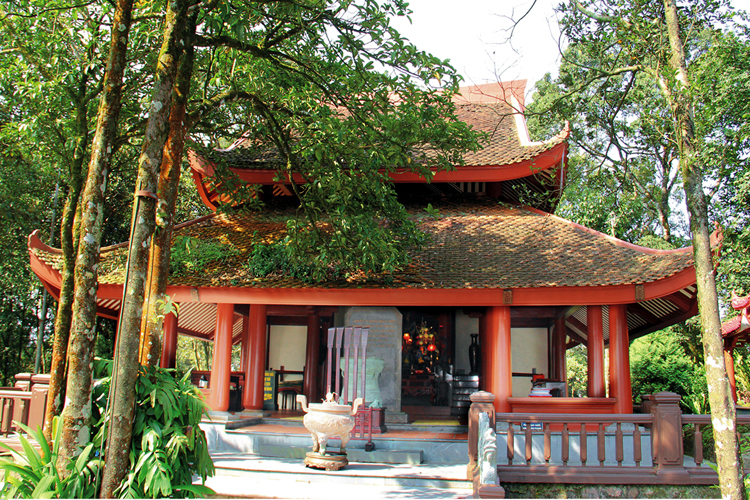 Ho Chi Minh temple at Ba Vi Mountain