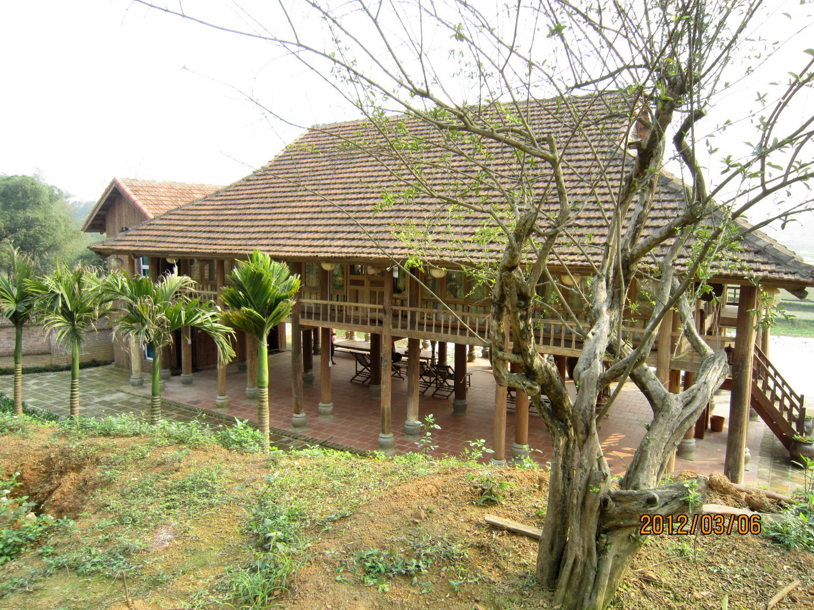 Stilt house - the achievement of human creativity