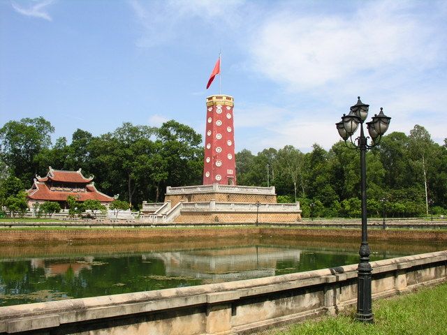 flag pole at Son Tay citadel