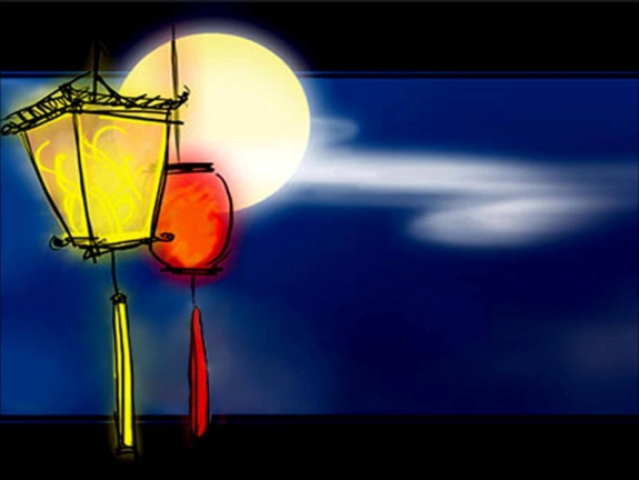 The Moon on Mid autumn festival